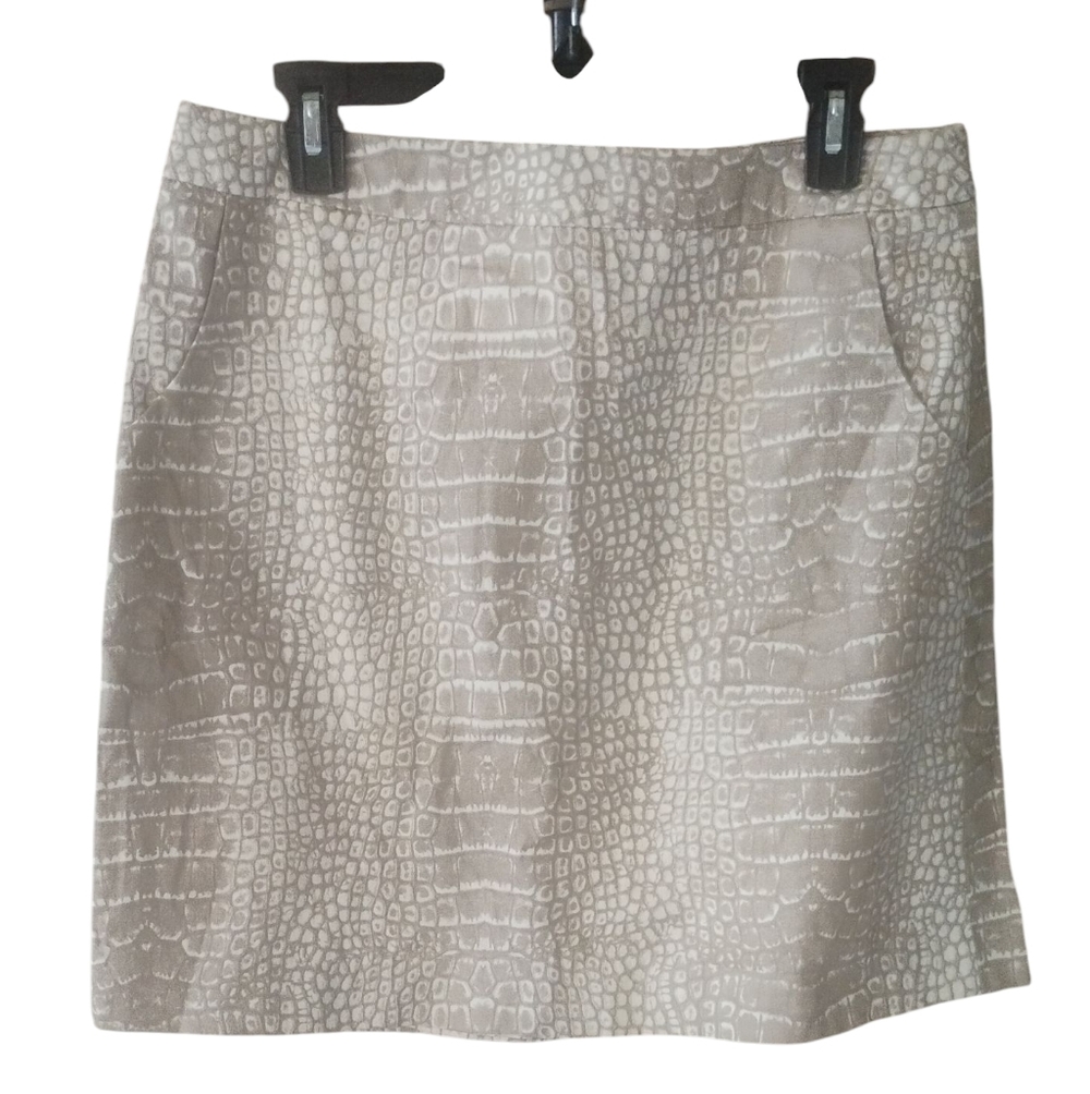 Valerie Bertinelli Animal Print Mini Skirt SZ 10